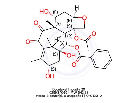 Chemical structure of Docetaxel Impurity 17