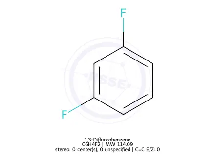 Chemical structure of 1,3-Difluorobenzene