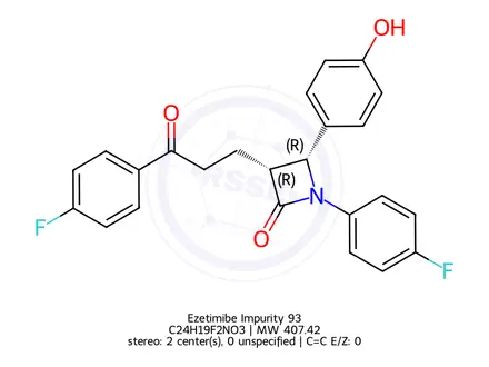Chemical structure of Ezetimibe Impurity 93