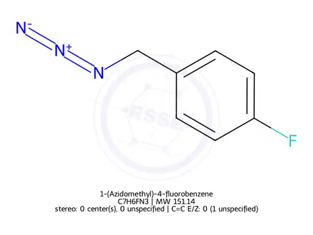 Chemical structure of 1-(Azidomethyl)-4-fluorobenzene