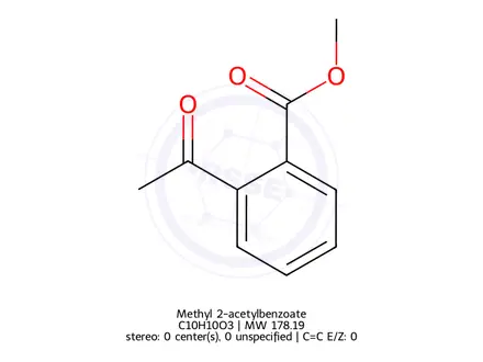 Chemical structure of Methyl 2-acetylbenzoate
