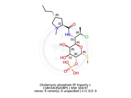 Chemical structure of Clindamycin phosphate EP Impurity L