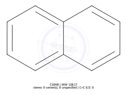 Chemical structure of Naphthalene