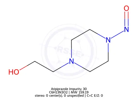 Chemical structure of Aripiprazole Impurity 30