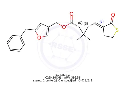 Chemical structure of Kadethrine
