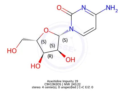 Chemical structure of L-Cytidine