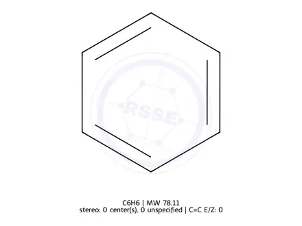 Chemical structure of Benzene