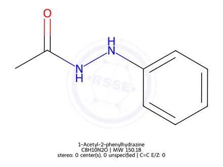 Chemical structure of 1-Acetyl-2-phenylhydrazine