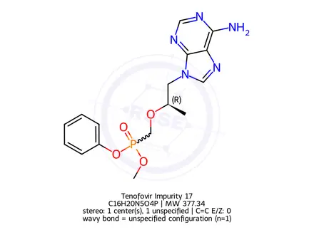Chemical structure of Tenofovir Impurity 17