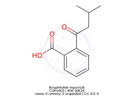 Chemical structure of Butyphthalide impurity16