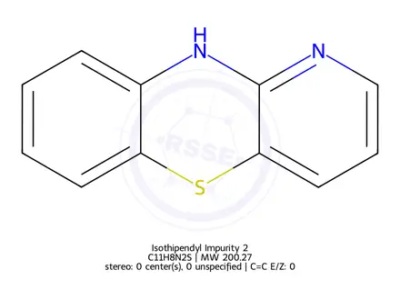 Chemical structure of 1-Azaphenothiazine