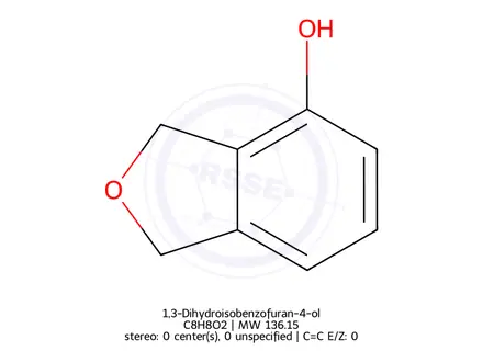 Chemical structure of 1,3-Dihydroisobenzofuran-4-ol