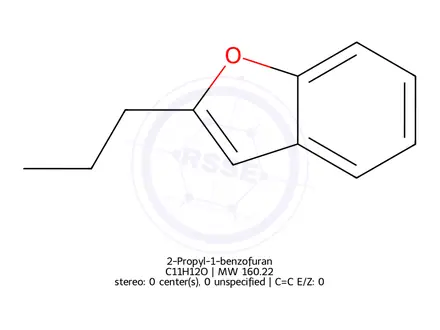 Chemical structure of 2-Propyl-1-benzofuran