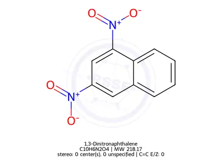 Chemical structure of 1,3-Dinitronaphthalene