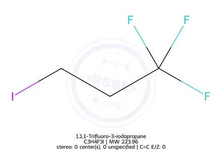 Chemical structure of 1,1,1-Trifluoro-3-iodopropane