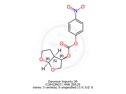Chemical structure of Darunavir Impurity 30