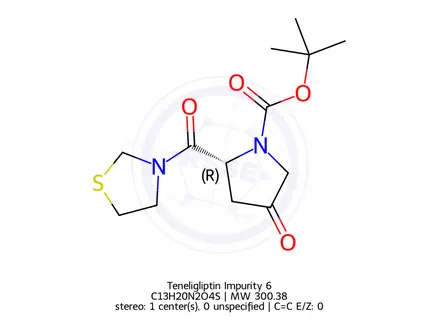 Chemical structure of Teneligliptin Impurity 23
