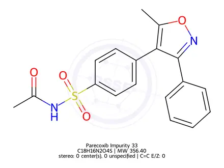 Chemical structure of Parecoxib Impurity 33