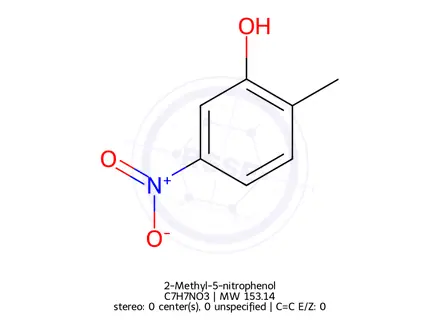 Chemical structure of 2-Methyl-5-nitrophenol
