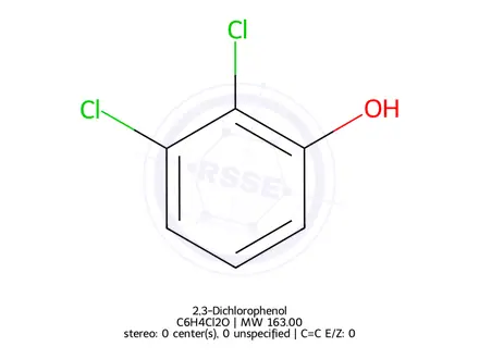 Chemical structure of 2,3-Phenol