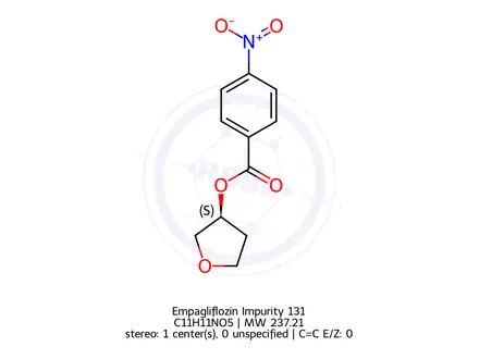 Chemical structure of Empagliflozin Impurity 131
