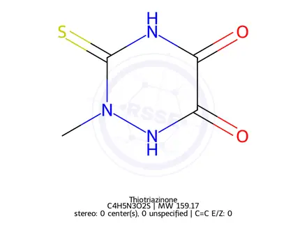 Chemical structure of Thiotriazinone