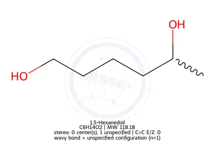 Chemical structure of 1,5-Hexanediol