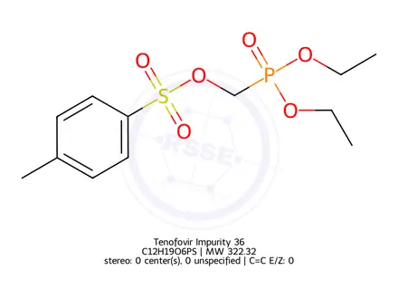 Chemical structure of Diethyl p-Toluenesulfonyloxymethylphosphonate