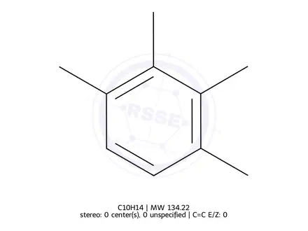 Chemical structure of 1,2,3,4-Tetramethylbenzene
