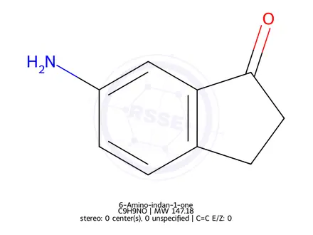 Chemical structure of 6-Amino-1-indenone