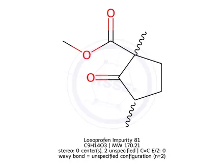 Chemical structure of Loxoprofen Impurity 81