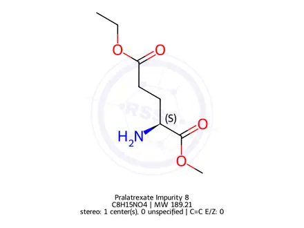 Chemical structure of Pralatrexate Impurity 8