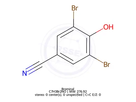 Chemical structure of Brominal