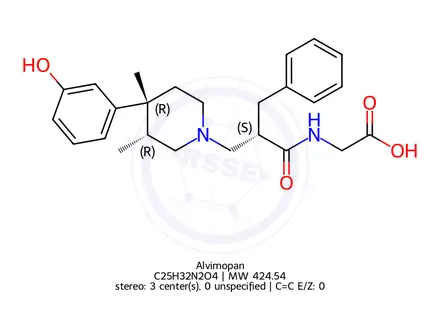 Chemical structure of Alvimopan