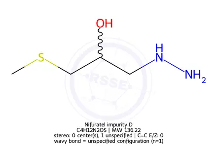 Chemical structure of Nifuratel impurity D