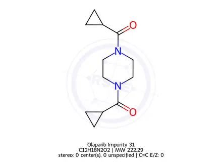 Chemical structure of Olaparib Impurity 31