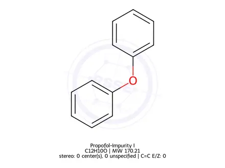 Chemical structure of Diphenyl ether (BSC)