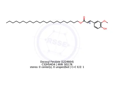 Chemical structure of Docosyl Ferulate (1224664)