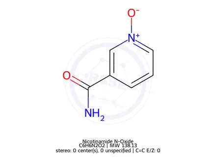 Chemical structure of Nicotinamide N-Oxide