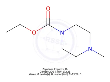 Chemical structure of Zopiclone Impurity 16