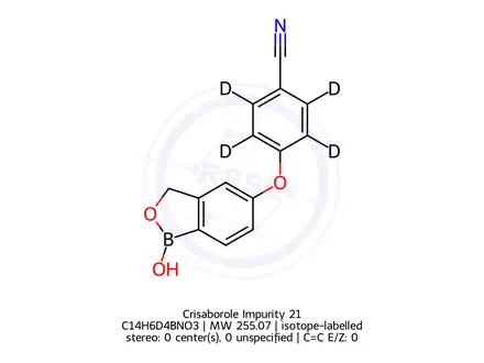Chemical structure of Crisaborole Impurity 21