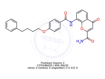 Chemical structure of Pranlukast Impurity 2