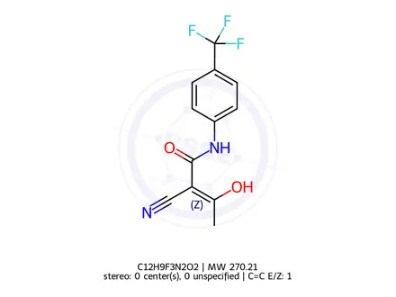 Chemical structure of Teriflunomide