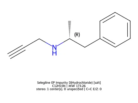 Chemical structure of Selegiline EP Impurity D(Hydrochloride)