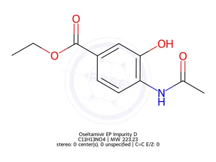 Chemical structure of Oseltamivir EP Impurity D