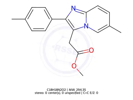 Chemical structure of Zolpidem Tartrate Impurity 30