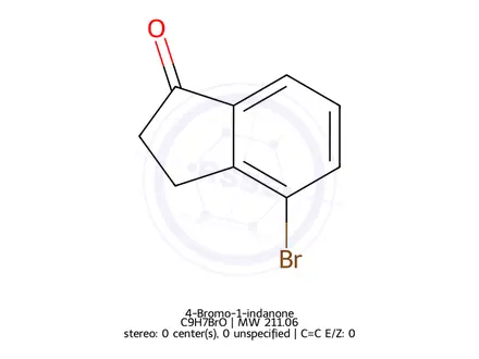 Chemical structure of 4-Bromo-1-indanone