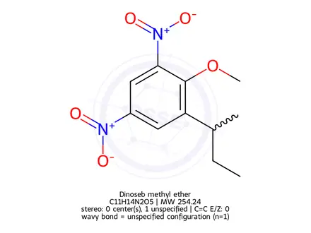 Chemical structure of Dinoseb methyl ether