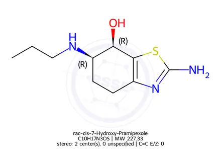Chemical structure of rac-cis-7-Hydroxy-Pramipexole
