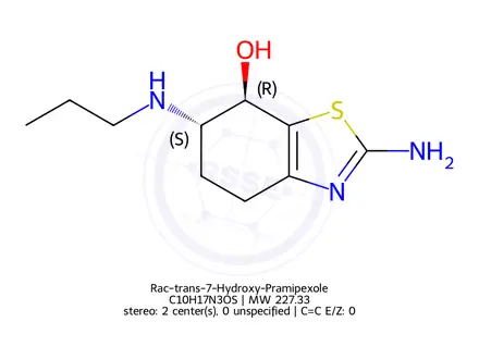 Chemical structure of Rac-trans-7-Hydroxy-Pramipexole